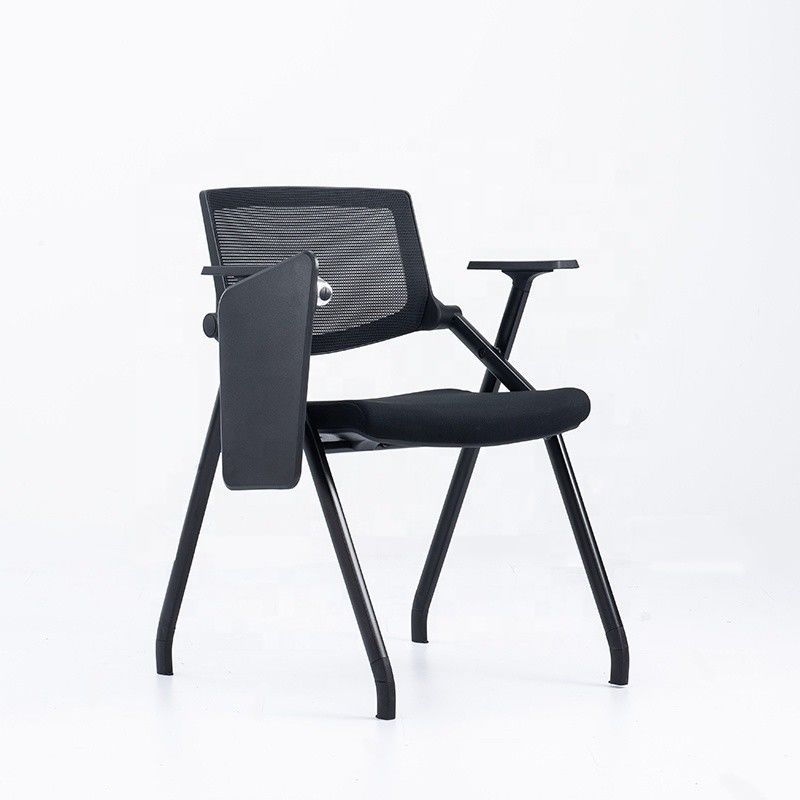 Stainless Steel Office Mesh Training Chair With Writing Pad for School Performance