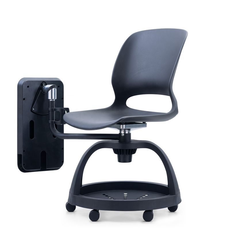 Full Function Movable Training Chair With Writing Pad and Storage Bracket for School