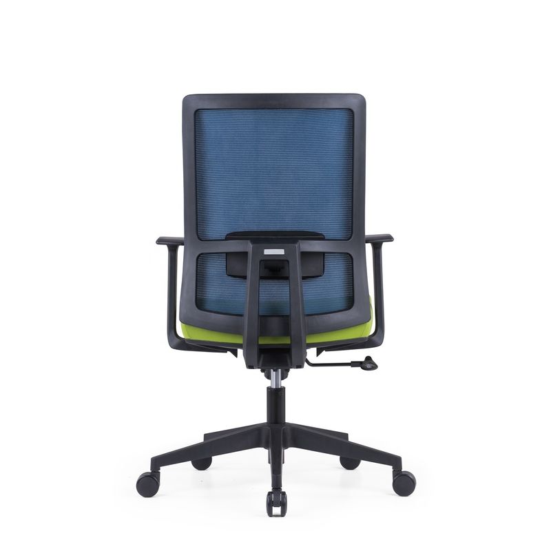 Staff Home Mesh Backrest Lift Swivel Office Chair with Headrest and Ergonomic Support