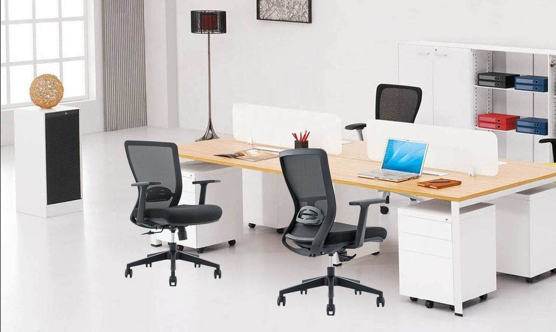 Modern Design Ergonomic Mid Back Mesh Office Chair for Commercial Cadeira de Almoco