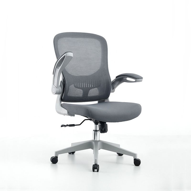 Adjustable Grey Mesh Swivel Executive Foam Ergonomic Office Chair for Home/Hotel/School
