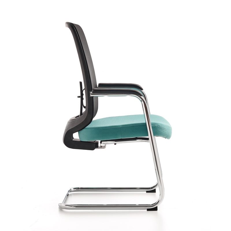 Mid Back Staff Office Chairs Mesh Conference Room Chair with Metal Foot and Free Shipping