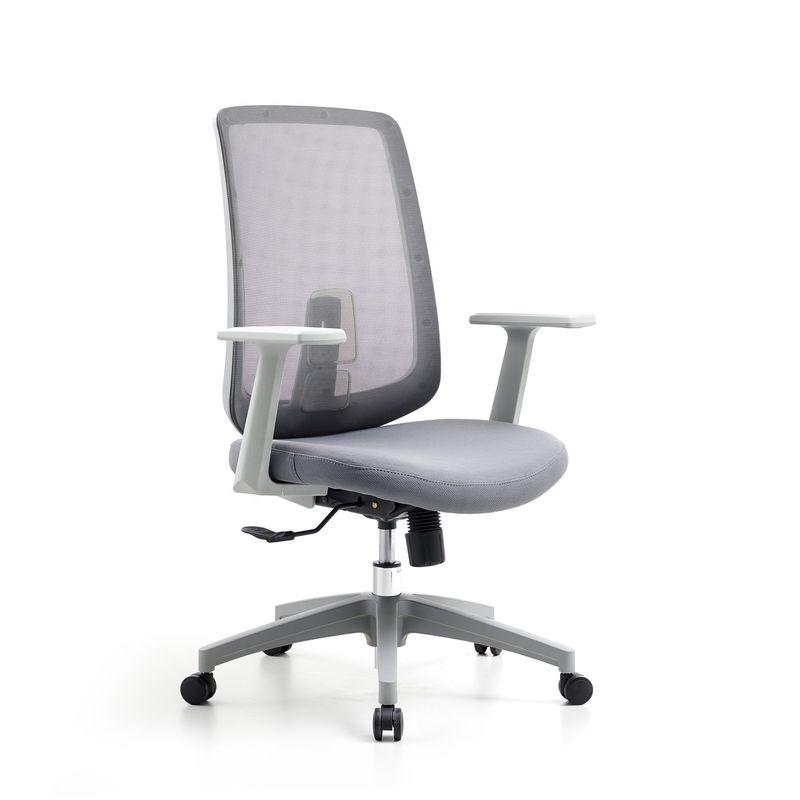 M-062B Mid back gray swivel mesh chair ergonomic executive high back office chair