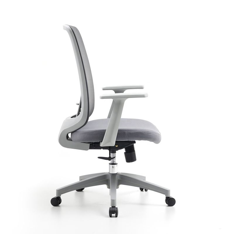 M-062B Mid back gray swivel mesh chair ergonomic executive high back office chair