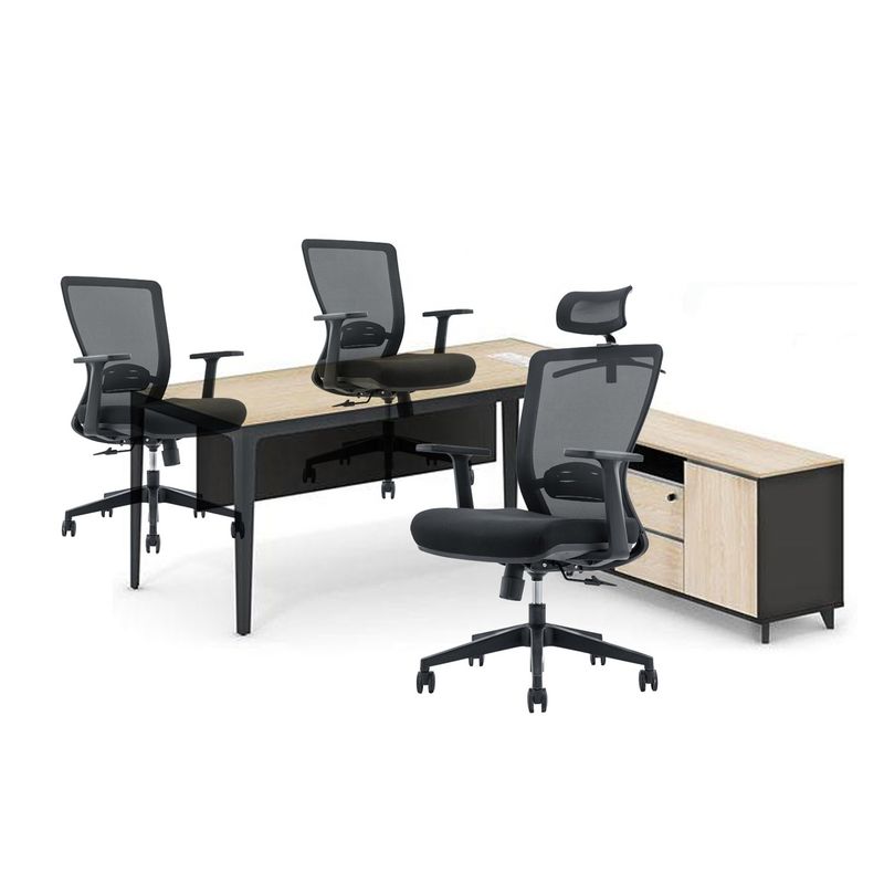 650*690*1150-1250mm Adjustable Luxury Office Chair with Mesh Fabric and Fixed Armrest