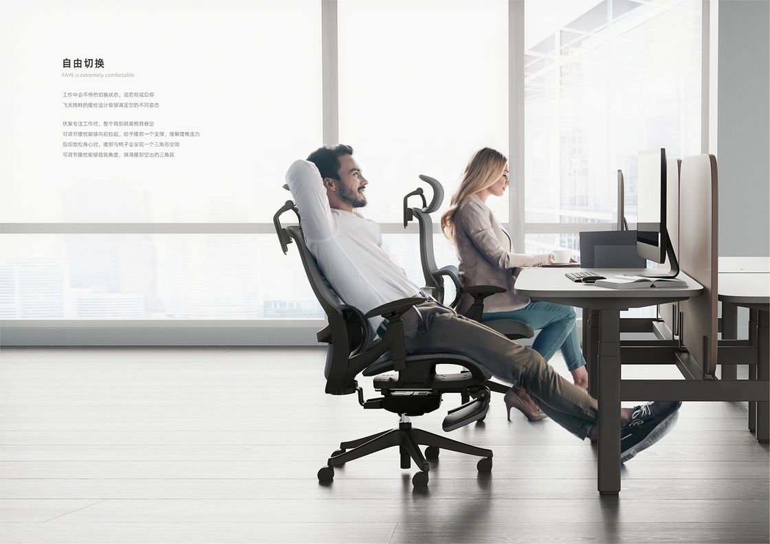 Full Mesh Boss Chair with Donati Mechanism Luxury Modern Office Furniture Pass BIFMA Test