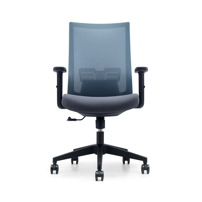 Modern Design Style Fabric Mid-back Mesh Office Executive Chair with 2D Arm Ergonomic
