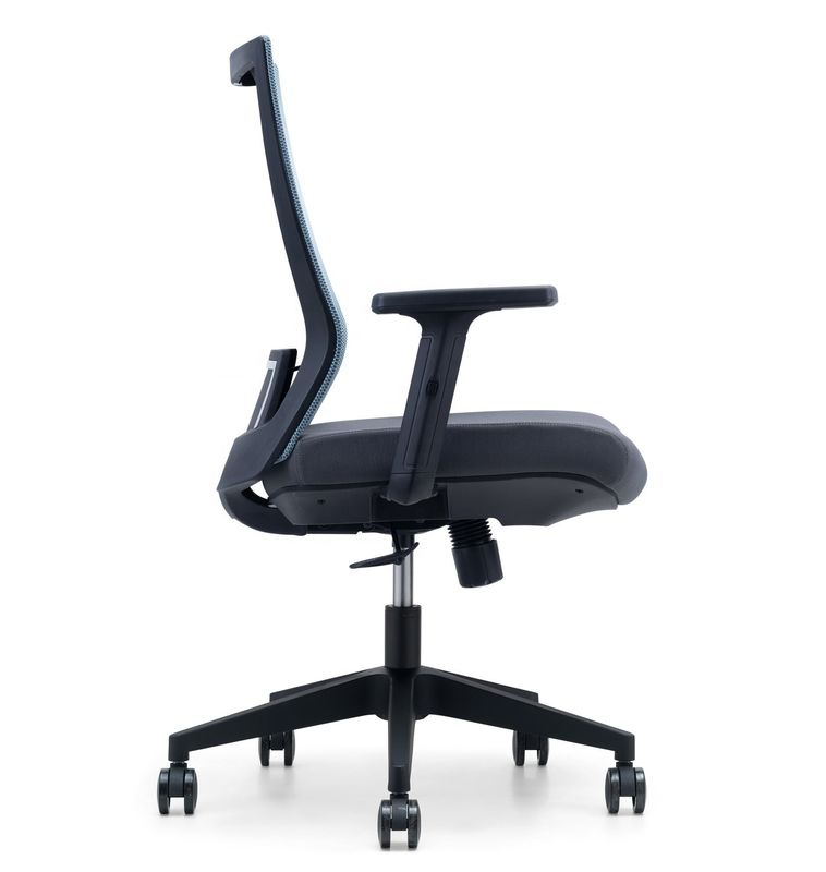 Modern Design Style Fabric Mid-back Mesh Office Executive Chair with 2D Arm Ergonomic