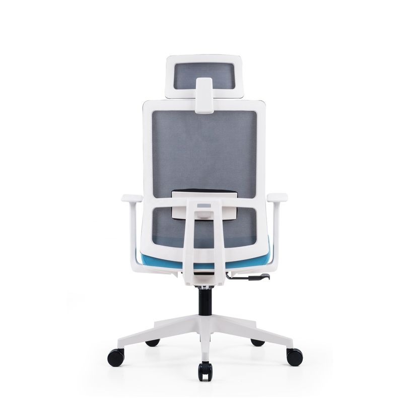 High Office Chair Mesh Swivel Executive Office Chairs for Manager Metal Type Iron