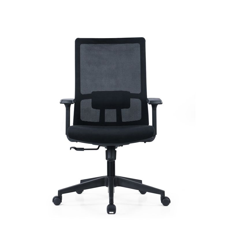2D Arm Ergonomic Revolving Office Computer Chair with Lumbar Support and Mesh Fabric