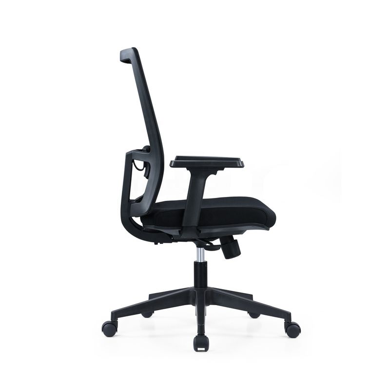 2D Arm Ergonomic Revolving Office Computer Chair with Lumbar Support and Mesh Fabric