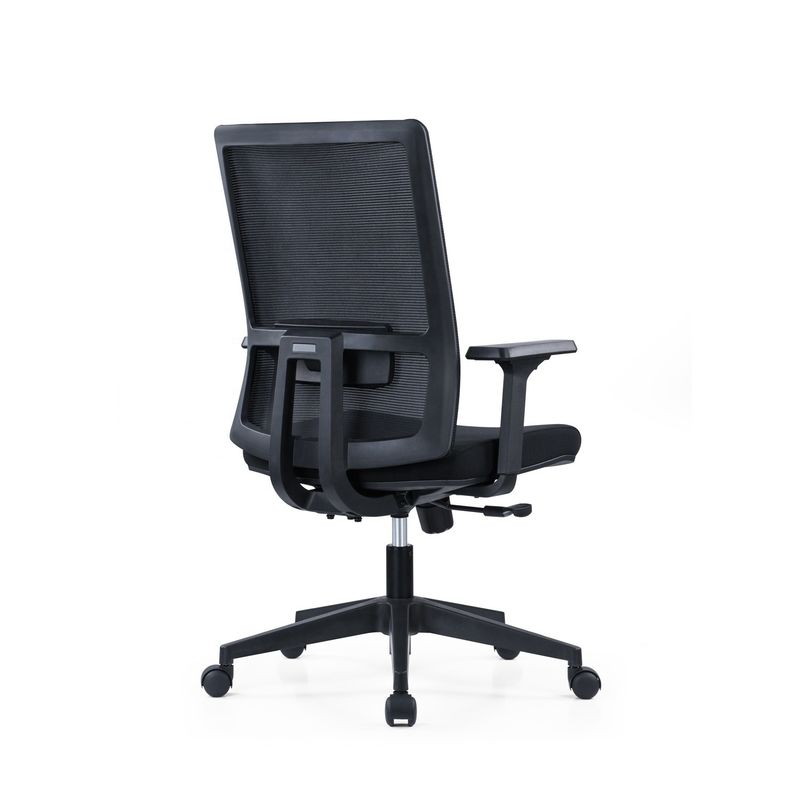 2D Arm Ergonomic Revolving Office Computer Chair with Lumbar Support and Mesh Fabric