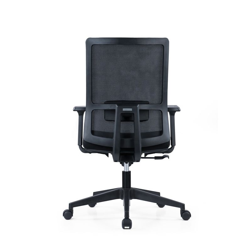 2D Arm Ergonomic Revolving Office Computer Chair with Lumbar Support and Mesh Fabric