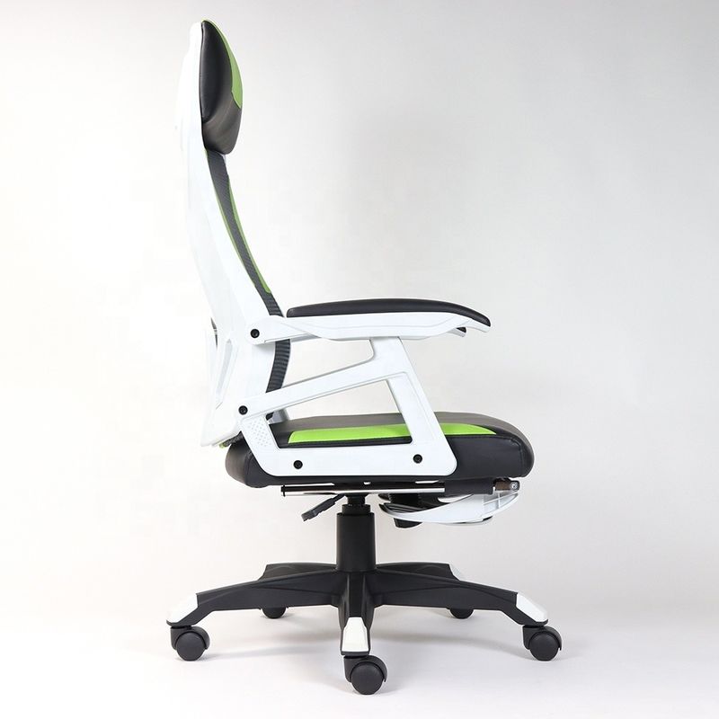 Customize Fabric Mesh Back Swivel Office Furniture in Orange for Conference Room
