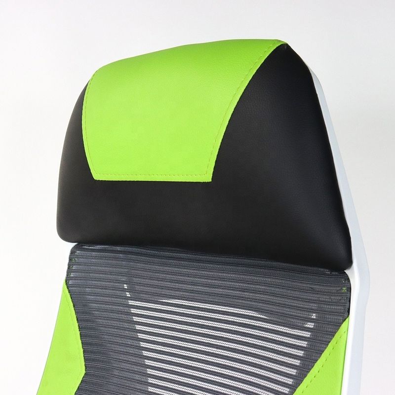 Customize Fabric Mesh Back Swivel Office Furniture in Orange for Conference Room