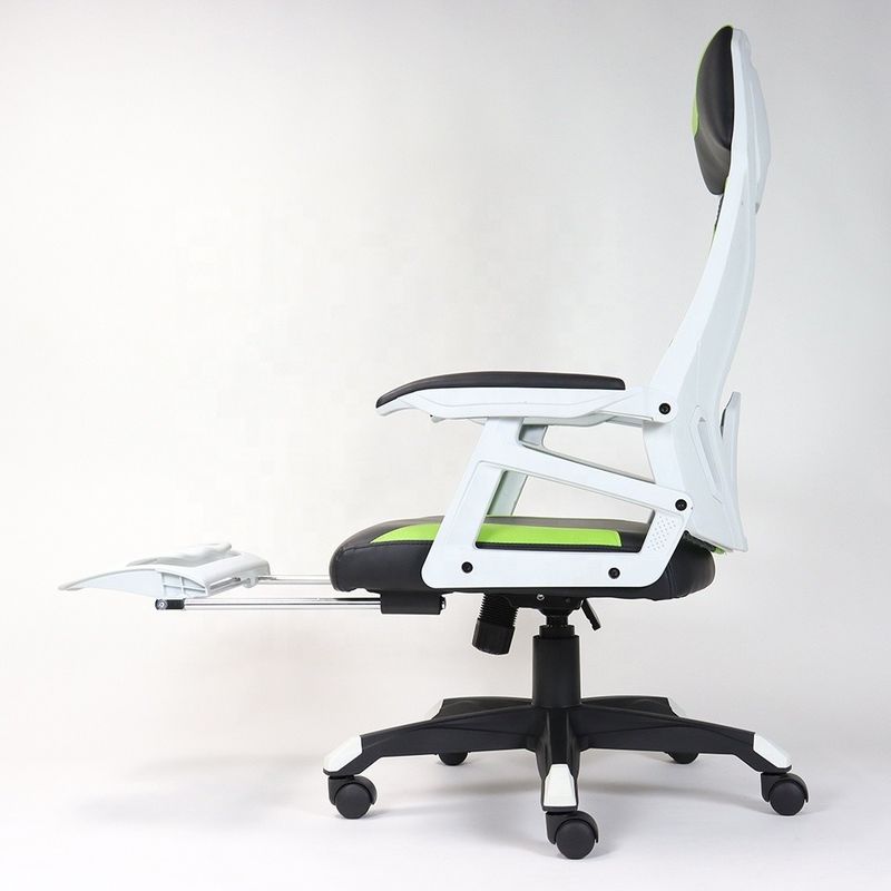 Customize Fabric Mesh Back Swivel Office Furniture in Orange for Conference Room