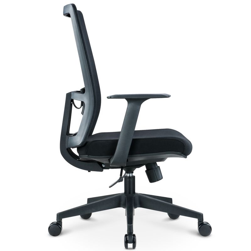 Adjustable Height Mesh Back Swivel Office Chair with Lumbar Support and Modern Style