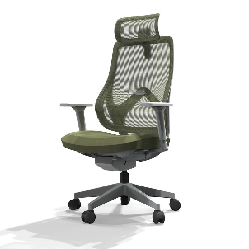 Drive-by-Wire Chassis Mechanism High Back Swivel Office Chair with Full Mesh Fabric