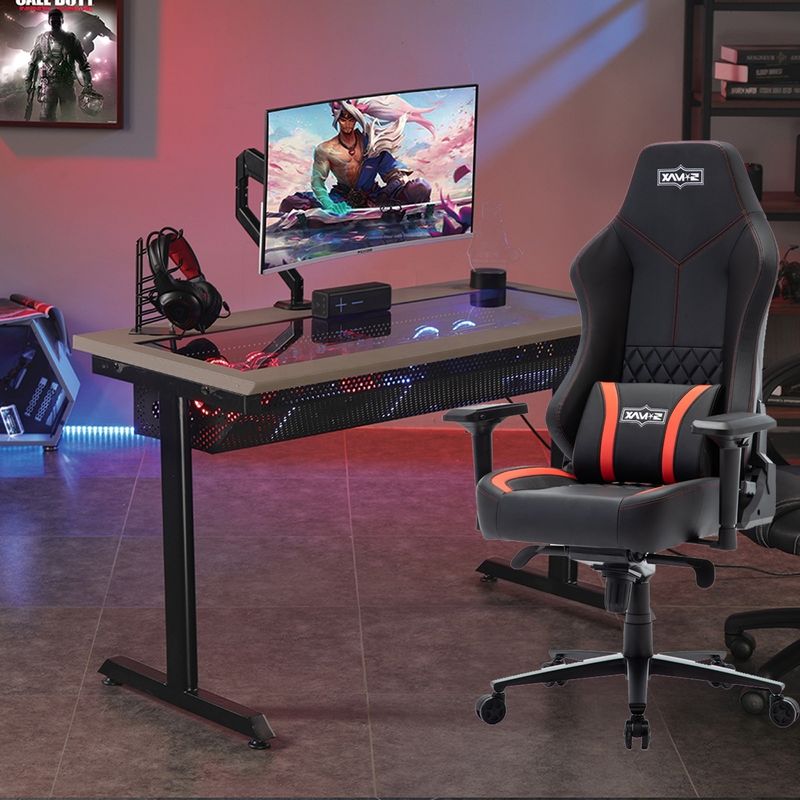 19 Butterfly Mechanism Executive Chair Y-SEATER 625-BR PU Leather E-sport Gaming Chair