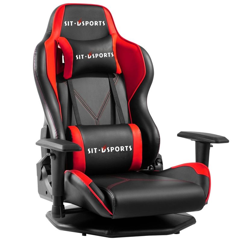 NO Foot Fixed Chassis Rotating Esports Chair HCYZ PVC Leather Computer Racing Gaming Chair