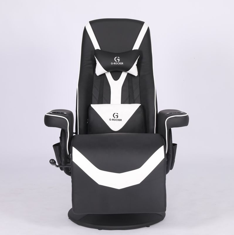 Specific Office Chair Luxury Gaming Chair with Cup Holder in Pink Racing Style Leather