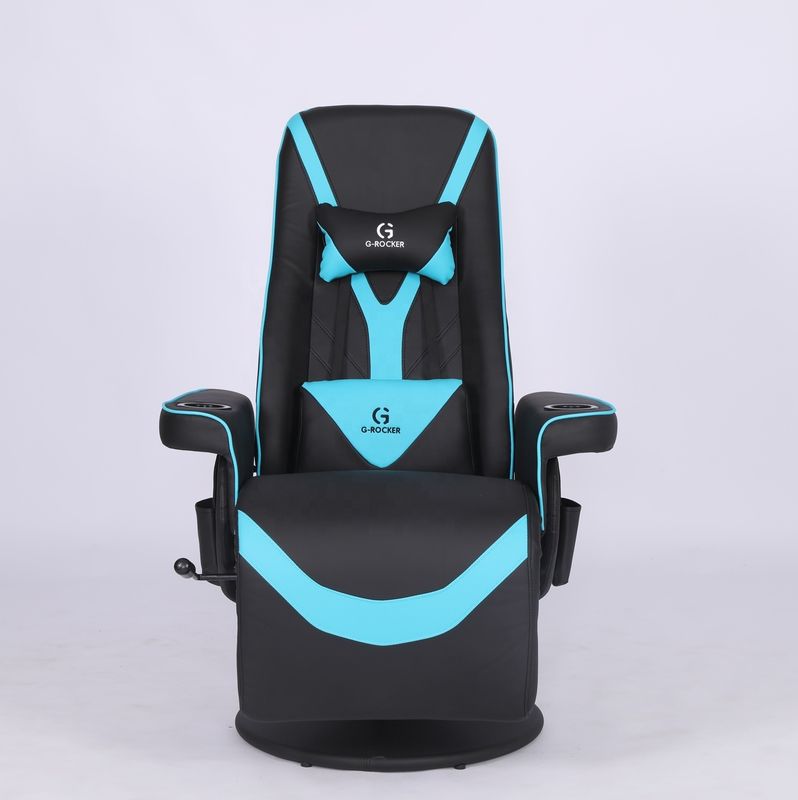 Specific Office Chair Luxury Gaming Chair with Cup Holder in Pink Racing Style Leather
