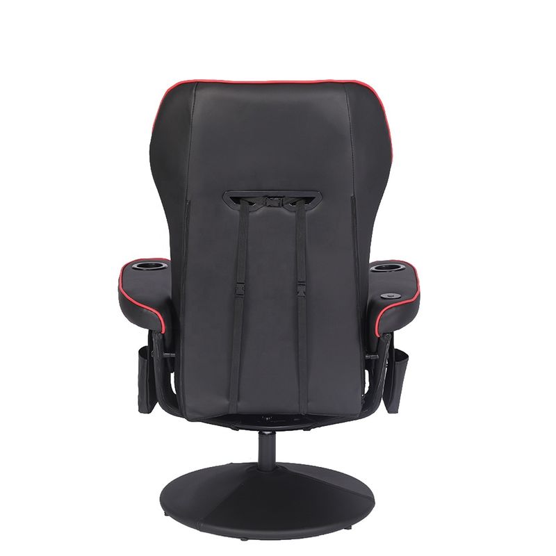 ODM OEM Executive Chair Racing Style Leather Gaming Chair with Cup Holder and Footrest