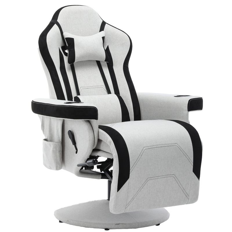 ODM Luxury Gaming Chair With Cup Holder Red Racing Style Leather Ergonomic Seat Swivel Office Sofa