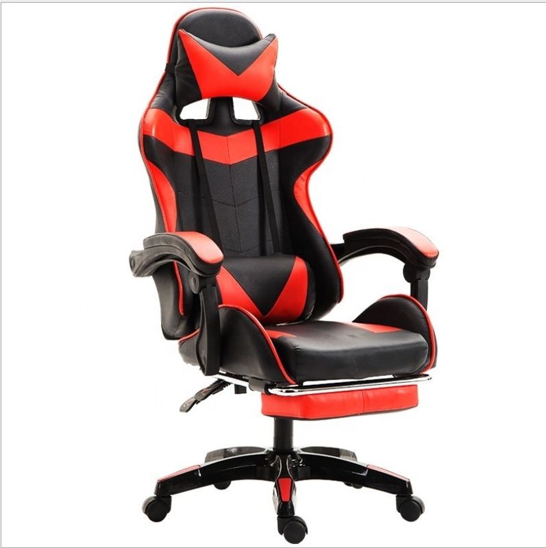Metal Type Iron E-sports Chair Comfortable PU Leather Gaming Chair for Professionals