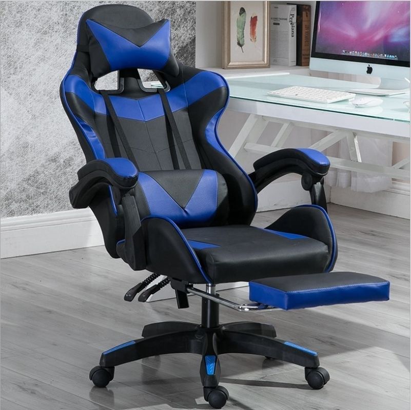 Metal Type Iron E-sports Chair Comfortable PU Leather Gaming Chair for Professionals
